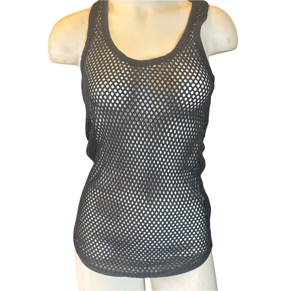 Isabel Marant witchy goth Black Mesh Tank Top or mini dress boho luxe
